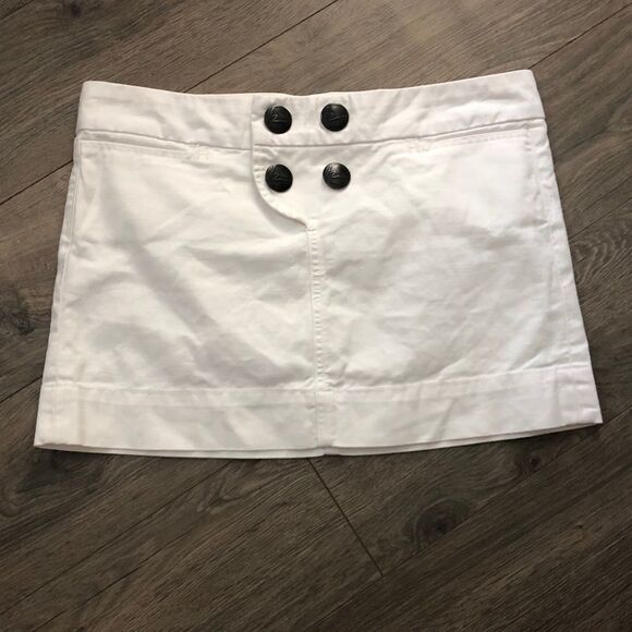 Citizens of Humanity White Denim Mini Skirt - Picture 1 of 4